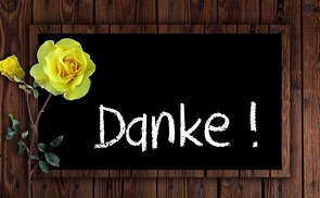 Ein Danke ist ein Ausdruck der Wertschätzung.